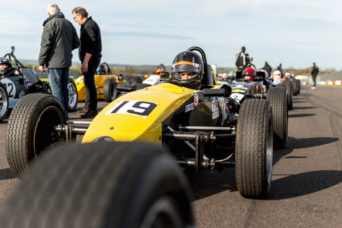 On the grid at Donington Park, 2026