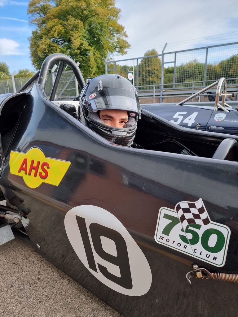 Emil seated in the No.19